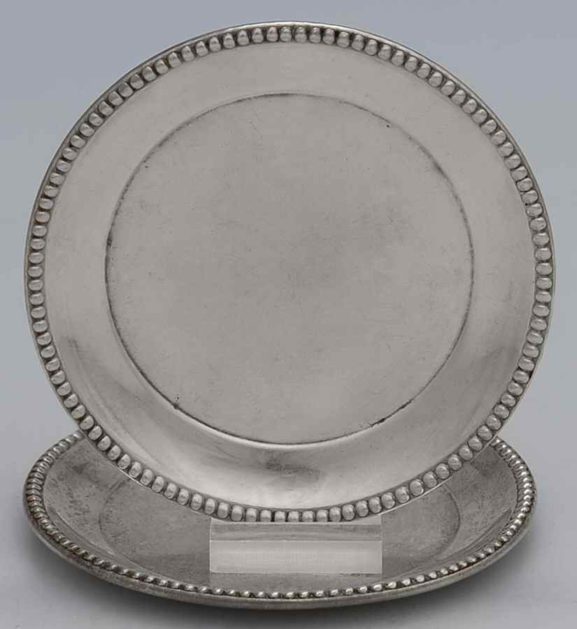6 (Sterling, Hollowware) Butter Pat - Set of 2 by International Silver-1