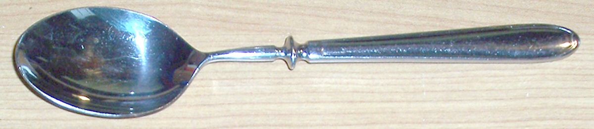 IKE16 (Stainless) Place/Oval Soup Spoon by Ikea Flatware-1
