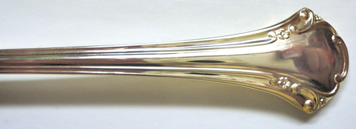 Golden Berklery (Gold Electroplate) Fork by International Silver-1