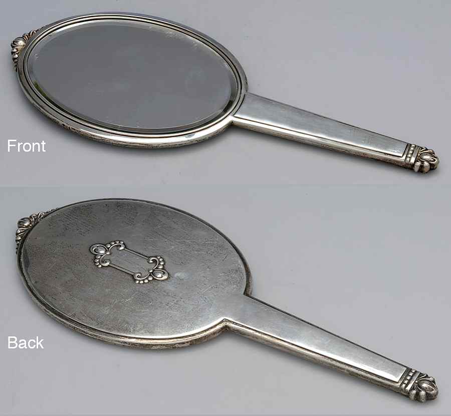 Irene (Sterling, Hollowware) Mirror with Handle by International Silver-1