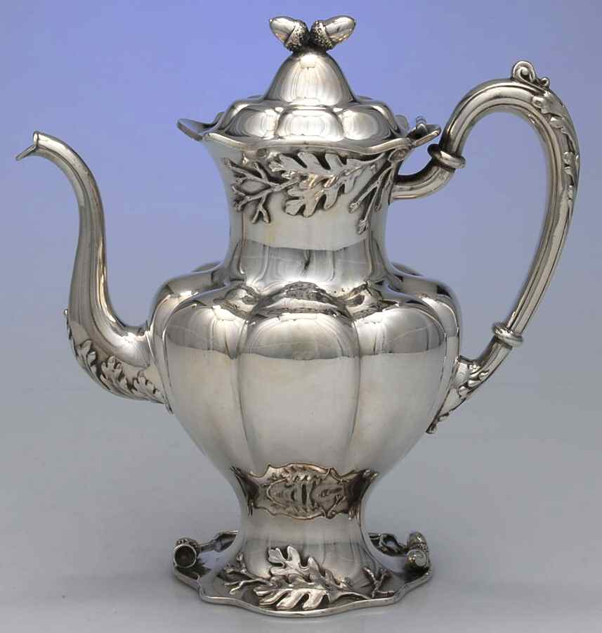 Charter Oak (Silverplate, Hollowware) Silverplate Coffee Pot by International Silver-1