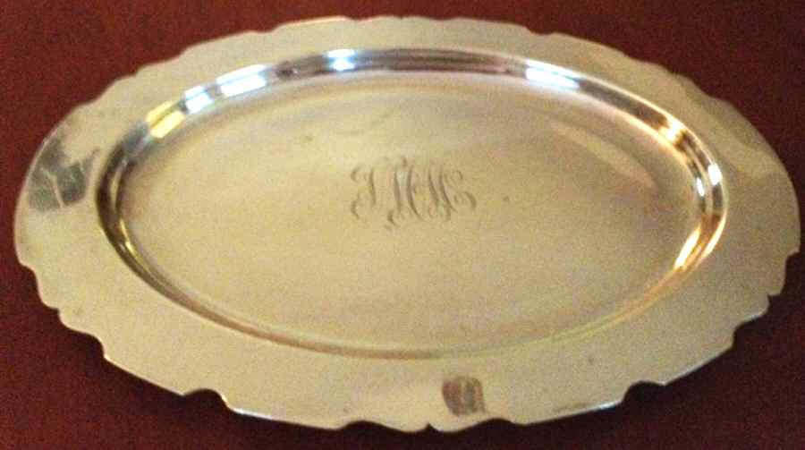 W407 (Sterling, Hollowware) Medium Sterling Oval Platter by International Silver-1