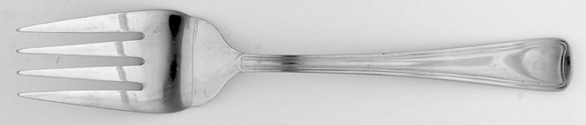 INS611 (Stainless) Medium Solid Cold Meat Serving Fork by International Silver-1