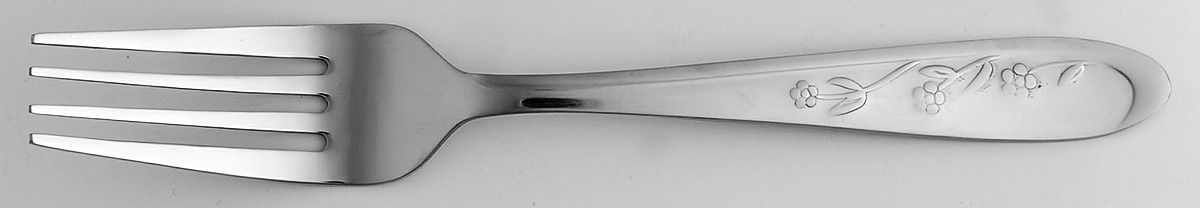 Floral Frost (Stainless) Individual Salad Fork by International Silver-1