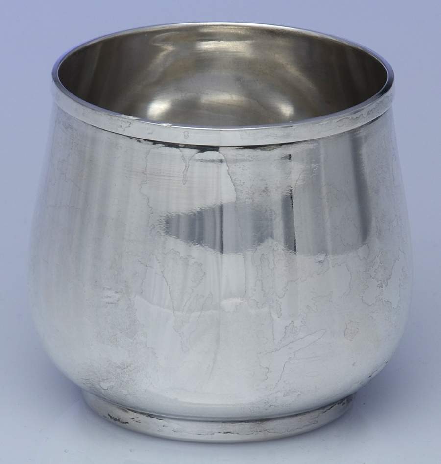 C166 (Sterling, Hollowware) Mini Open Sugar Bowl by International Silver-1