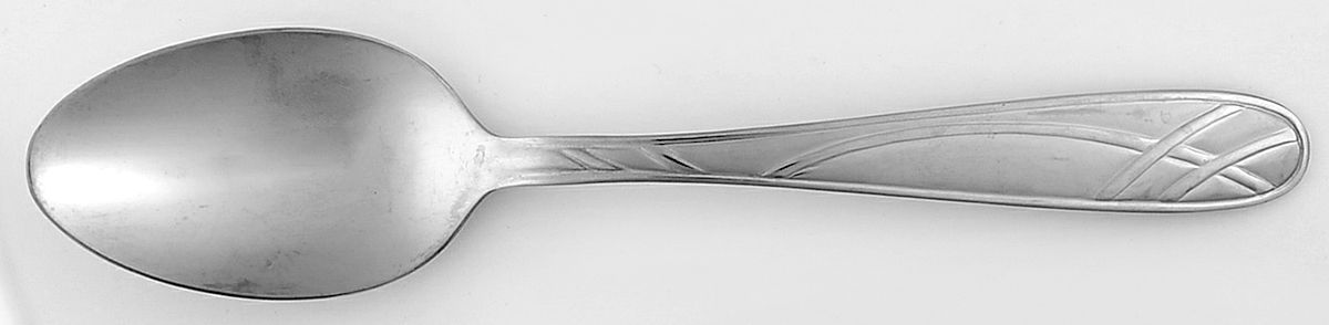 Hoopla Frost (Stainless) Place/Oval Soup Spoon by International Silver-1