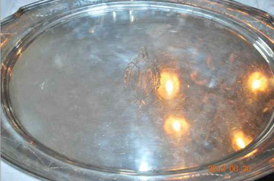 C306-1 (Sterling, Hollowware) Large Waiter Tray by International Silver-1