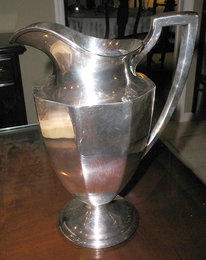 956 (Silverplate, Hollowware) Silverplate Water Pitcher by International Silver-1