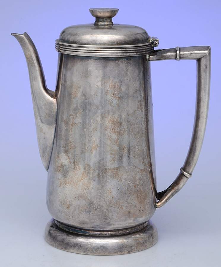 Hilton (Silverplate, Hollowware) Silverplate Coffee Pot by International Silver-1