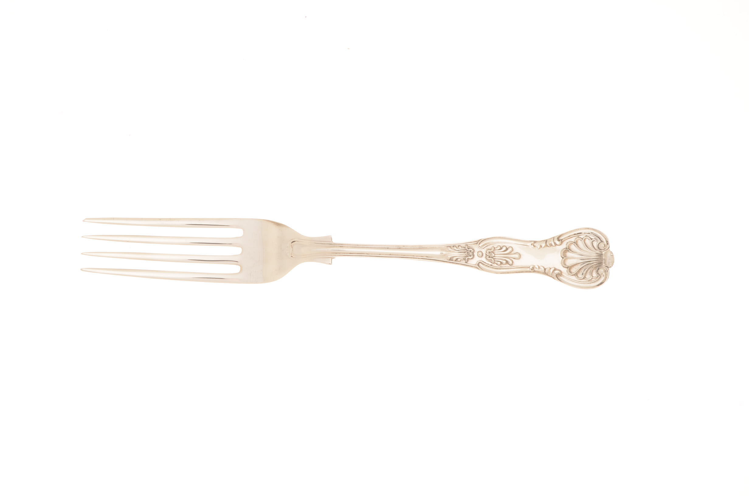 Kings (Sterling) Fork by Israel Freeman & Son Ltd-1