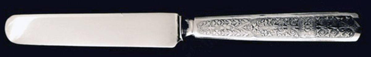 INS621 (Silverplate) Blunt Solid Knife by International Silver-1