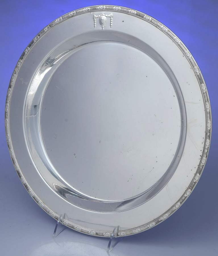 14-1 (Silverplate, Hollowware) 13" Silverplate Buffet Dish/Tray by International Silver-1
