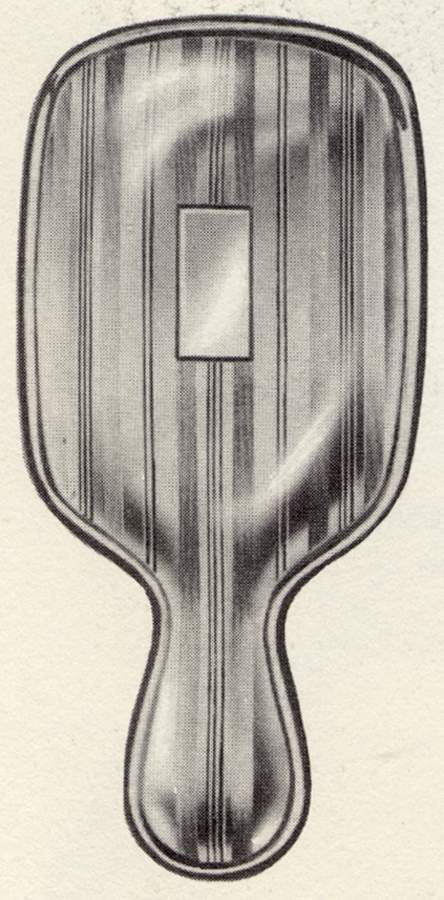 Commando (Sterling, Hollowware) Men's Hair Brush by International Silver-1