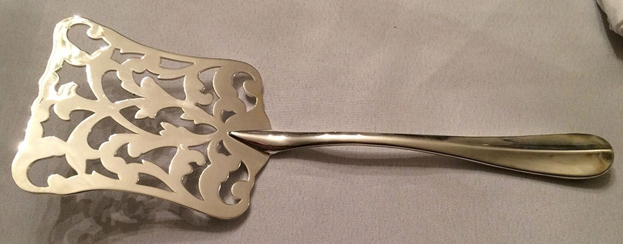 INS630 (Silverplate) Solid Asparagus Server by International Silver-1