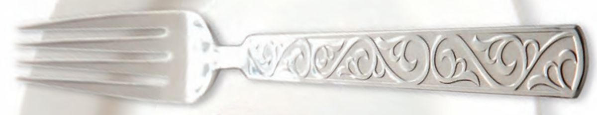 Chelsea Scroll (Stainless) Fork by Isaac Mizrahi-1
