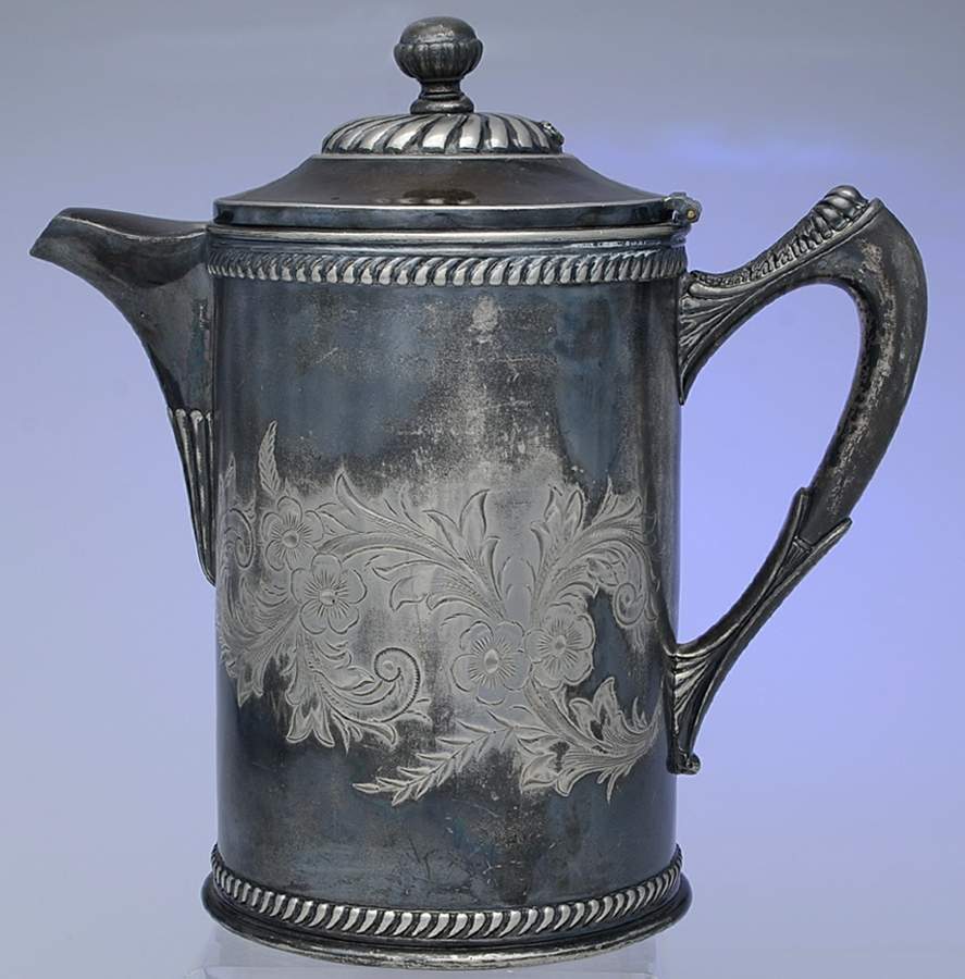 0356 (Silverplate, Hollowware) Ice Pitcher/Porcelain Liner by International Silver-1