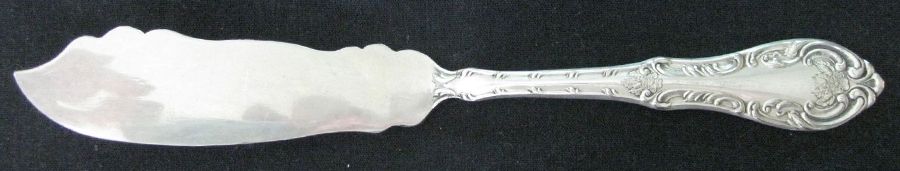 INS633 (Silverplate) Flat Handle Master Butter Knife by International Silver-1