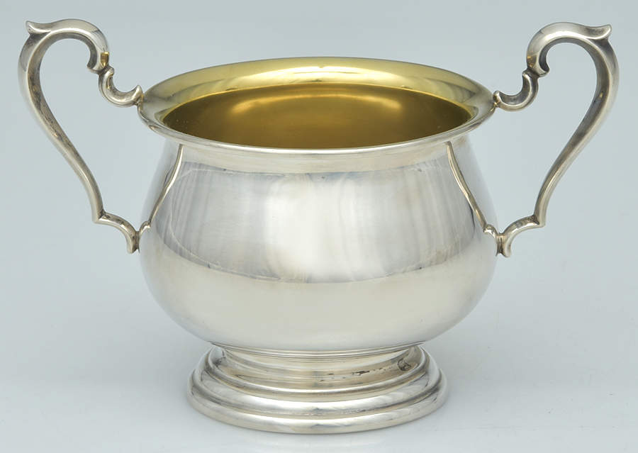 C116 (Sterling, Hollowware) Mini Open Sugar Bowl by International Silver-1