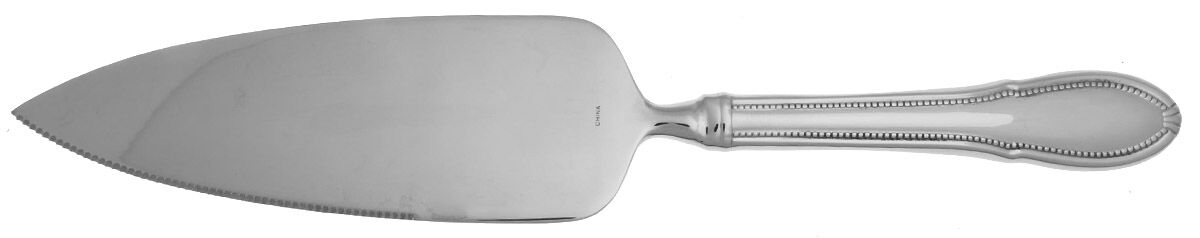 Bead (Stainless) Pie Server with Serrated Stainless Blade HC by Isaac Mizrahi-1