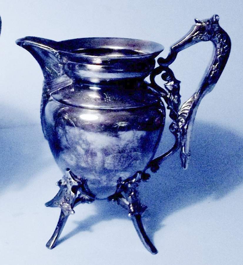 143 (Silverplate, Hollowware) Creamer by International Silver-1