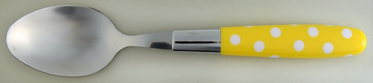 INS644-Yellow (Stainless) Place/Oval Soup Spoon by International Silver-1