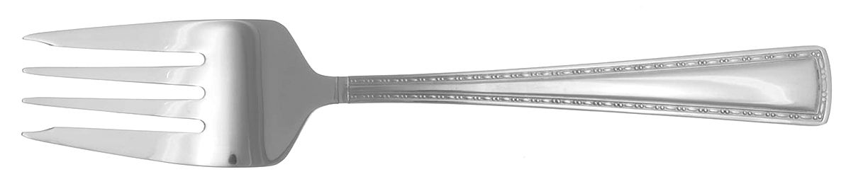 Mason (Stainless) Medium Solid Cold Meat Serving Fork by International Silver-1