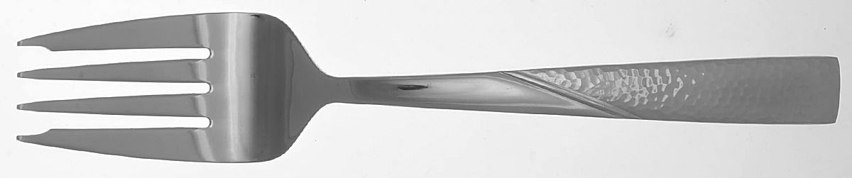 Loring (Stainless) Medium Solid Cold Meat Serving Fork by International Silver-1