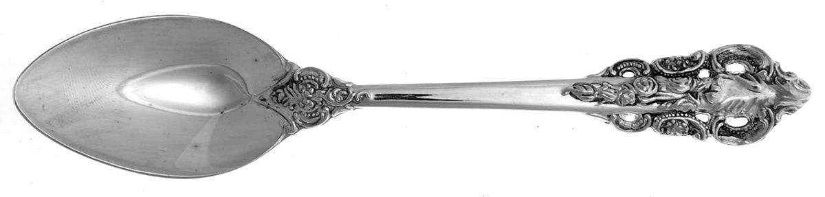 Grand Antique (Silverplate) Place/Oval Soup Spoon by International Silver-1
