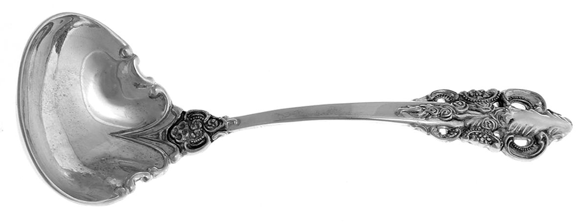 Grand Antique (Silverplate) Solid Gravy Ladle by International Silver-1