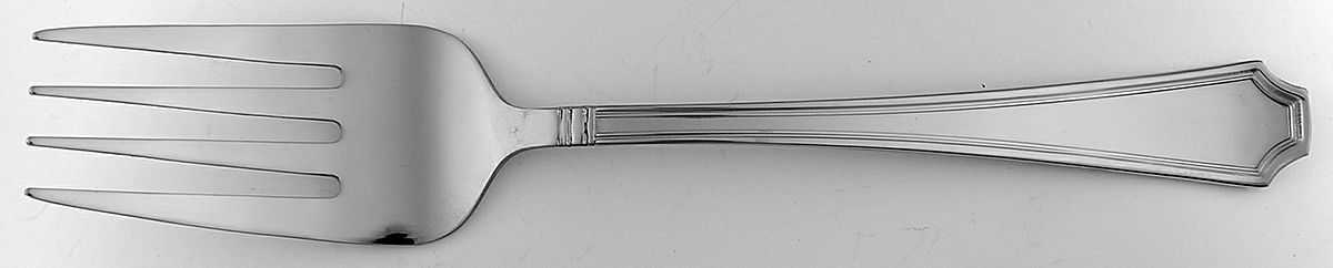 Carleigh (Stainless) Medium Solid Cold Meat Serving Fork by International Silver-1