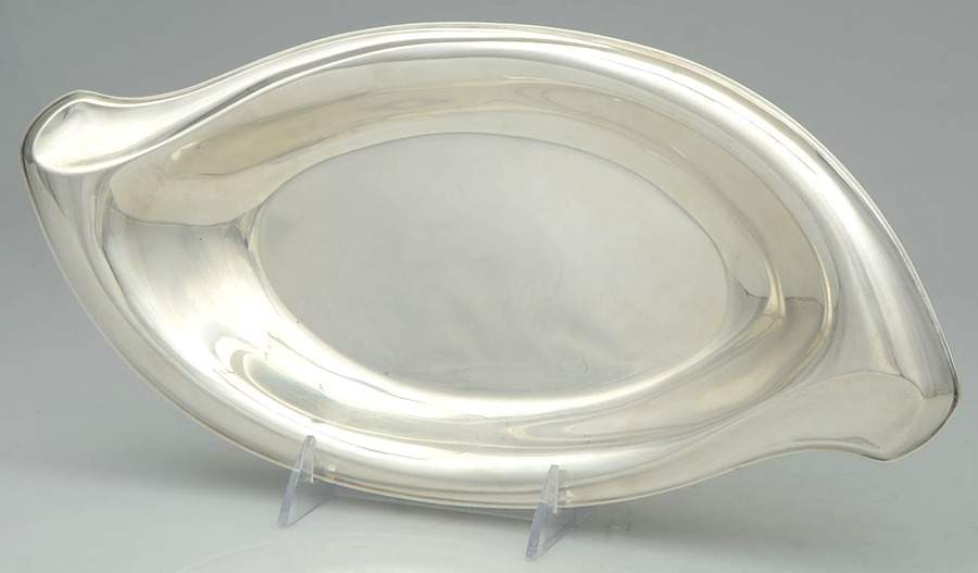 Silver Wind (Silverplate, Hollowware) Silverplate Bread Tray by International Silver-1