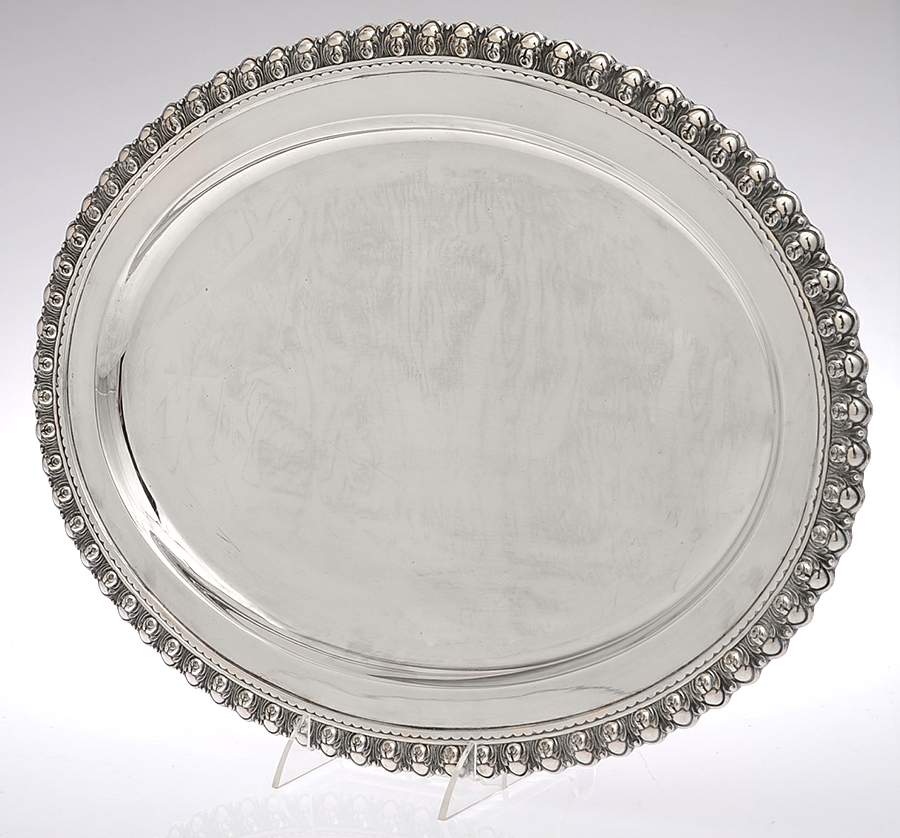 N7065-18 (Silverplate, Hollowware) 18" Oval Serving Platter by International Silver-1