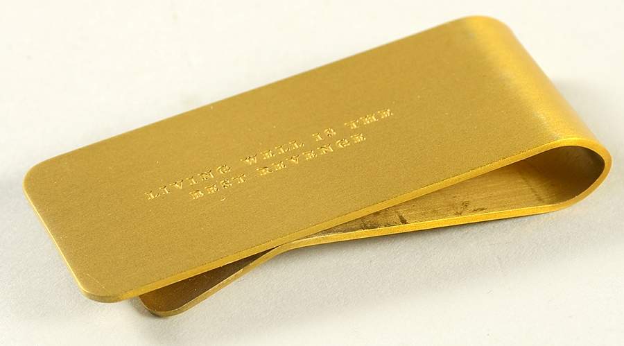 Giftware (Metal, Hollowware) Money Clip by Izola-1