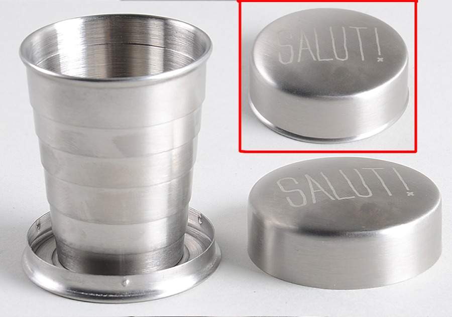Giftware (Metal, Hollowware) Travel Cup with Case by Izola-1