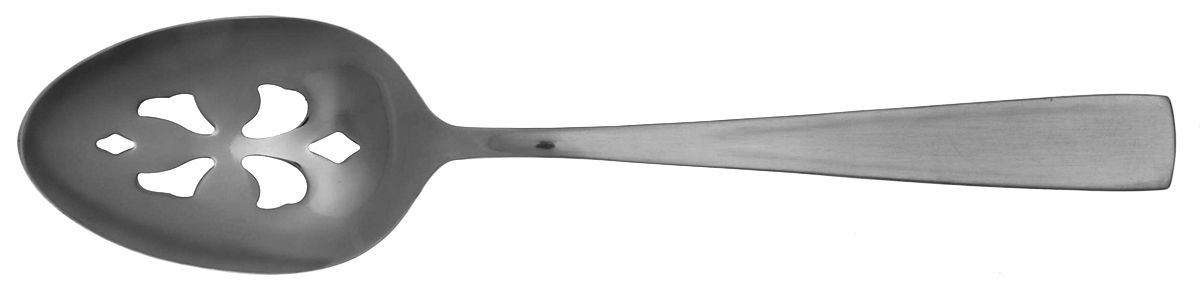 Maison Satin (Stainless) Pierced Tablespoon (Serving Spoon) by International Silver-1