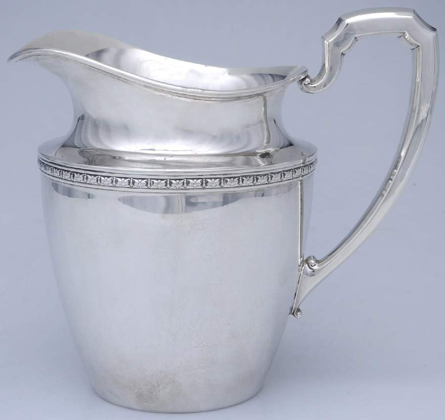 E29-1 (Sterling, Hollowware) Sterling Water Pitcher by International Silver-1
