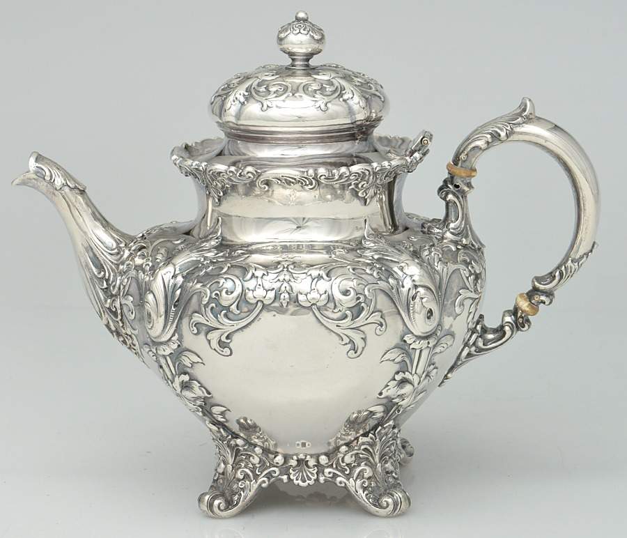 750A (Sterling, Hollowware) Teapot by International Silver-1