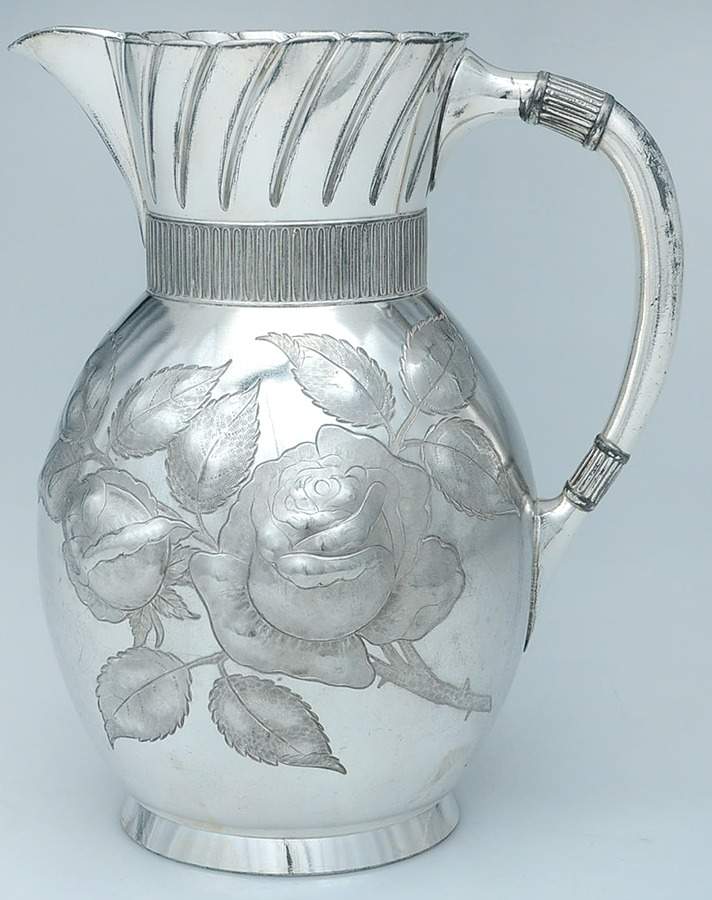 402 (Silverplate, Hollowware) Silverplate Water Pitcher by International Silver-1