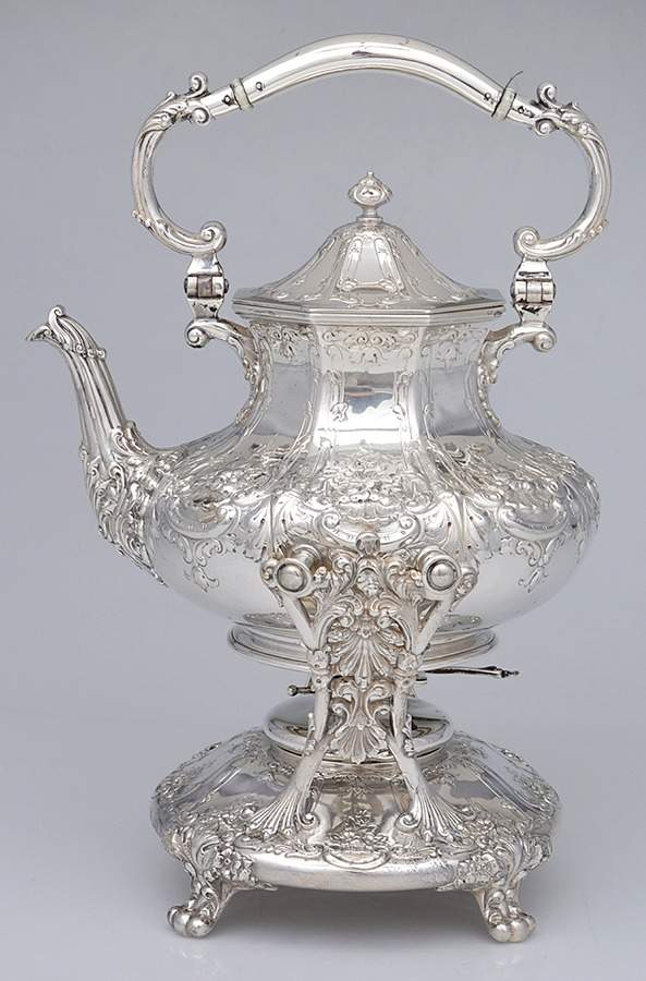 568 (Sterling, Hollowware) Kettle, Stand & Burner by International Silver-1