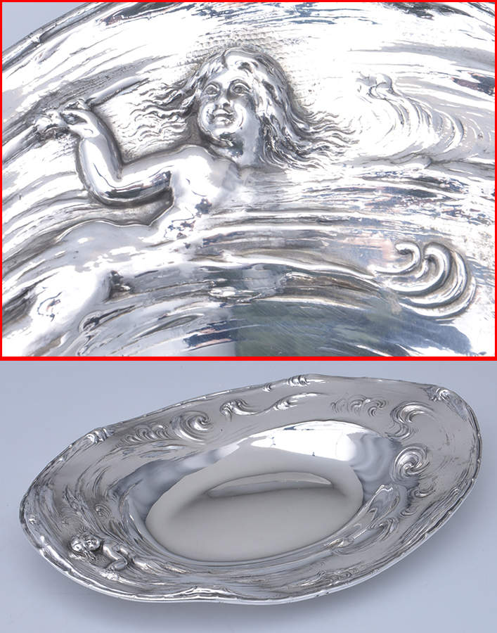 C2884 (Sterling, Hollowware) 9" Dresser Tray by International Silver-1