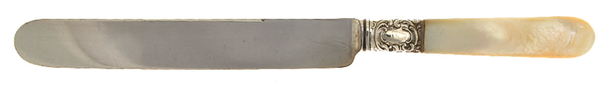 Pearl Handle Flatware 12 (Strlg) Hollow Pearl Handle Old French Knife by International Silver-1