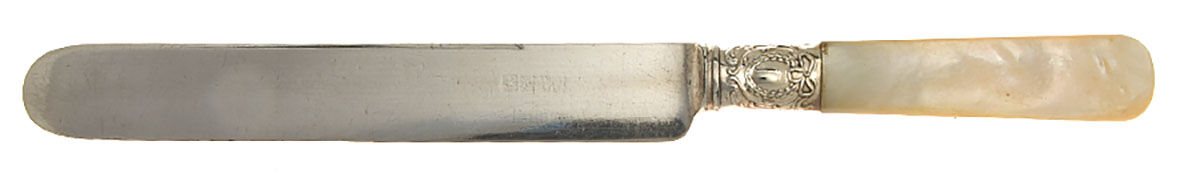 Pearl Handle Flatware 13 (Strlg) Old French Hollow Pistol Knife by International Silver-1