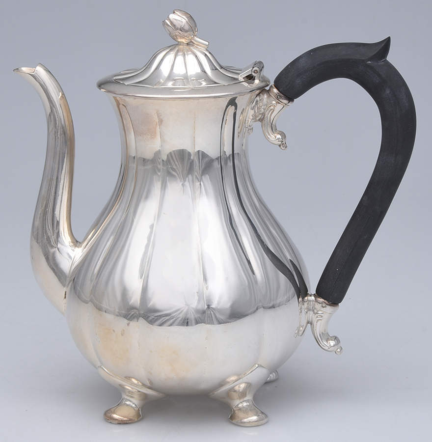 8-151 (Silverplate, Hollowware) Silverplate Coffee Pot by International Silver-1