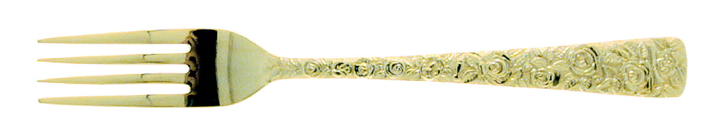 Cellini Romanesque (Gold Electroplate) Fork by Japan-1