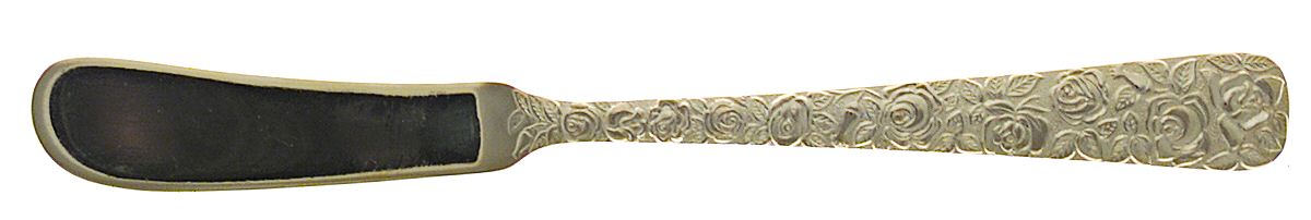Cellini Romanesque (Gold Electroplate) Flat Handle Butter Spreader by Japan-1
