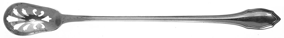 Blenheim (Sterling, 1906) Pierced Bowl Long Handle Olive Spoon by Joseph Mayer (USA)-1