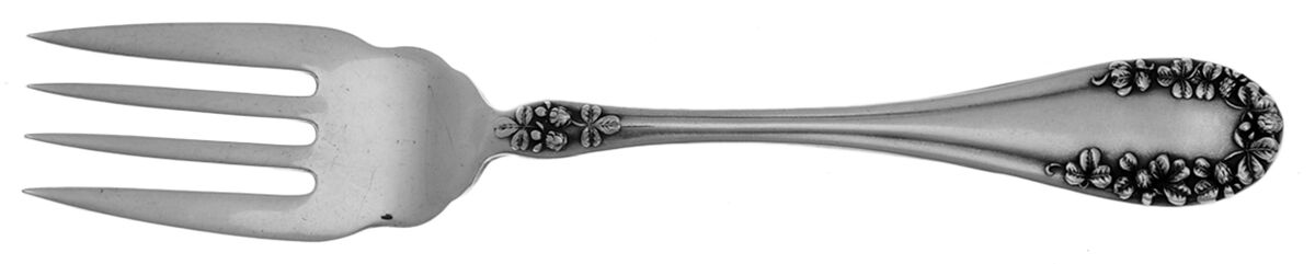 Clover Blossom (Sterling, 1906) Individual Salad Fork by Joseph Mayer (USA)-1