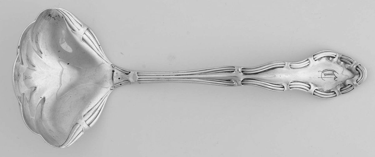 Olympian (Sterling, 1906) Solid Gravy Ladle by Joseph Mayer (USA)-1