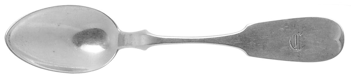 Kentucky Tipt (Sterling, 1855) Monogram Teaspoon by Joseph Seymour-1