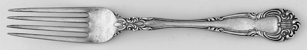 Angelo (Sterling, 1910) Fork by JB & SK Knowles Silver-1